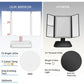 72 LED Light Desktop Vanity Mirror 1/2/3X Magnifying 