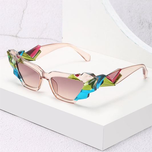 HB Women's Crystalized Fashion Sunglasses