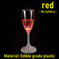 6Pcs LED Glowing Light up Cups Creative Goblet Glow in Water Cocktail Cup Wedding Party Decoration Christmas Atmosphere Cup