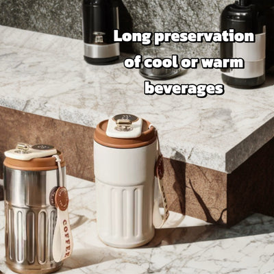 Smart Thermo Bottle – LED Temperature Display Stainless Steel Mug