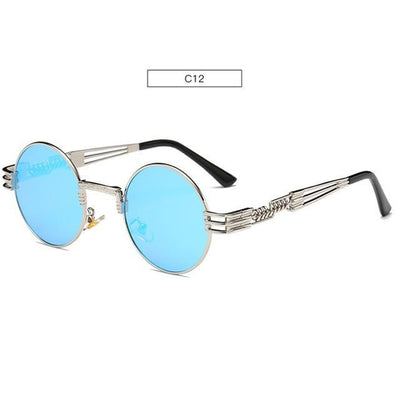 HB Retro Metal Oval Fashion Sunglasses