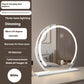 Modern Semicircle Touch Dimming LED Mirror