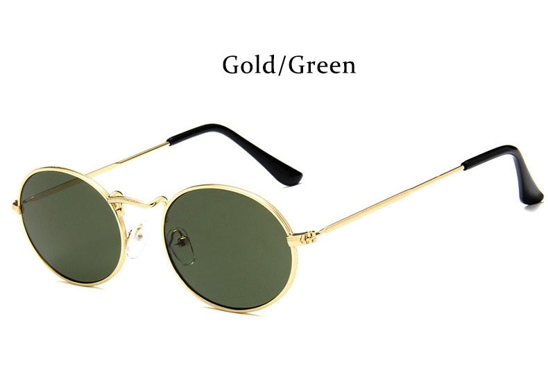 HB Small Oval Frame Sunglasses