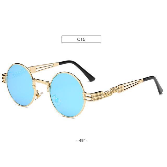 HB Retro Metal Oval Fashion Sunglasses