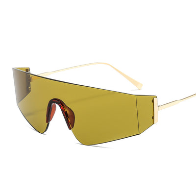 HB Metal One-Piece Sports UV400 Cycling Sunglasses