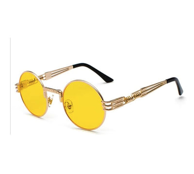 HB Retro Metal Oval Fashion Sunglasses