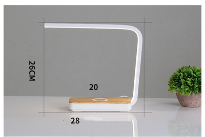 Smart Desk Lamp – Touch & Wireless Charging Bedside Light