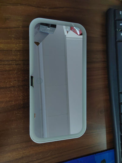 LED Makeup Mirror – Car Sun Visor with Touch Light