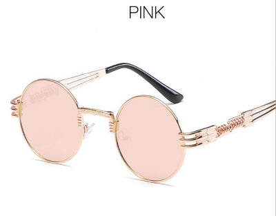 HB Retro Metal Oval Fashion Sunglasses