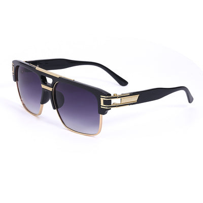 HB Men's Fashion Large Frame Retro Sunglasses