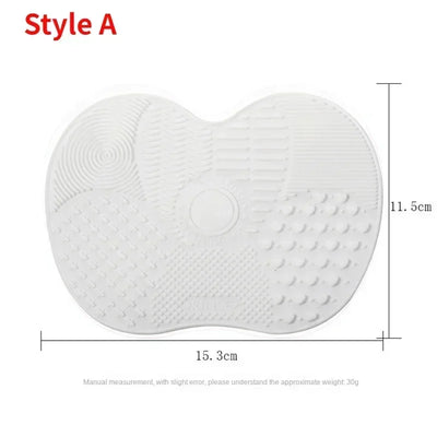 Makeup Brush Cleaner Pad Newest Silicone Brush Cleaner Cosmetic Make up Washing Brush Gel Cleaning Mat Foundation Scrubbe Board