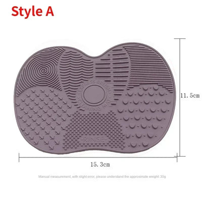 Makeup Brush Cleaner Pad Newest Silicone Brush Cleaner Cosmetic Make up Washing Brush Gel Cleaning Mat Foundation Scrubbe Board