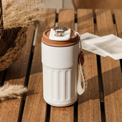 Intelligent Digital LED Temperature Display Coffee Cup Stainless Steel Thermo Bottle Keeps Cold and Heat Thermal Mug Sports Cup