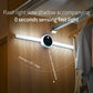 Smart Cabinet Light Clock Timing Sensor Light Removable LED Wardrobe Light Human Body Sensor Light