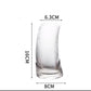 Crescent Shaped Glass Cup – Elegant Modern Drinkware