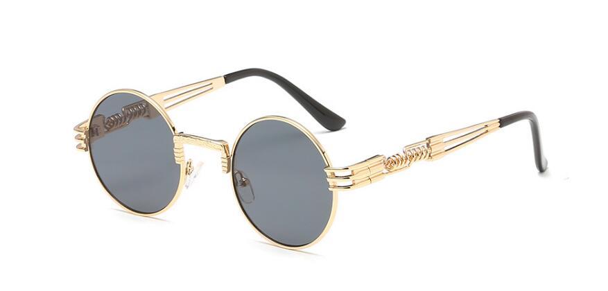 HB Retro Metal Oval Fashion Sunglasses