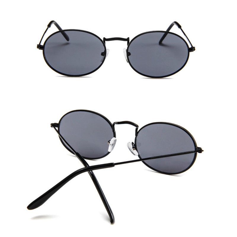 HB Small Oval Frame Sunglasses