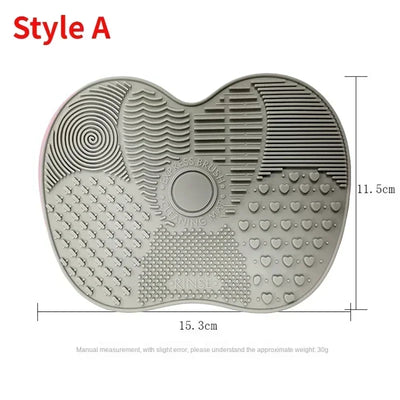 Makeup Brush Cleaner Pad Newest Silicone Brush Cleaner Cosmetic Make up Washing Brush Gel Cleaning Mat Foundation Scrubbe Board