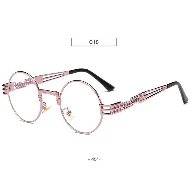 HB Retro Metal Oval Fashion Sunglasses