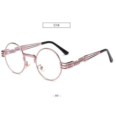 HB Retro Metal Oval Fashion Sunglasses