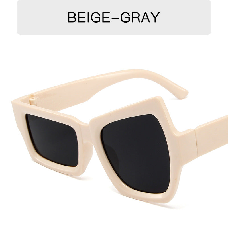 HB Meme Fashion Irregular Sunglasses