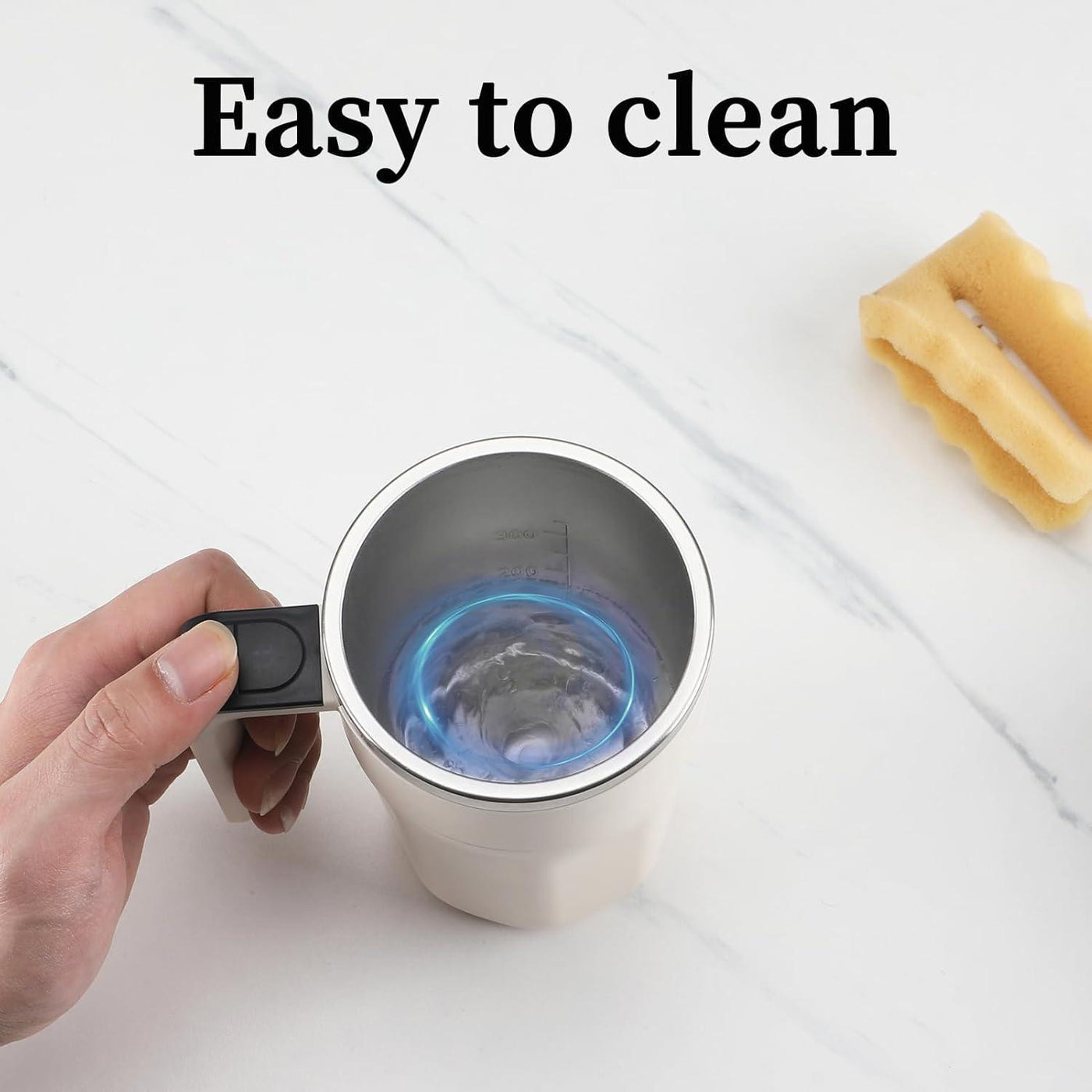 NEW! Temperature Display Rechargeable Automatic Stirring Coffee Cup With Lid