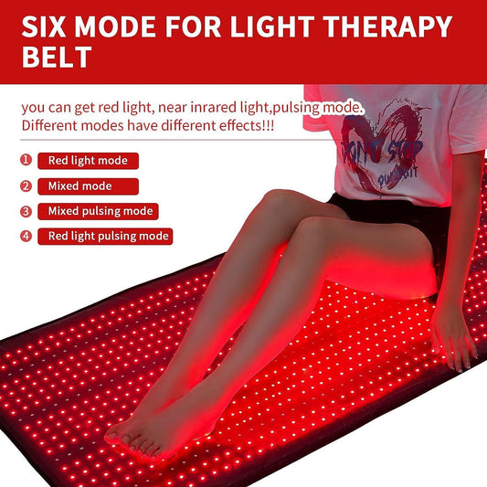 NEW! Full Body Red Light Thermal Body Pain Relief Therapy Mat