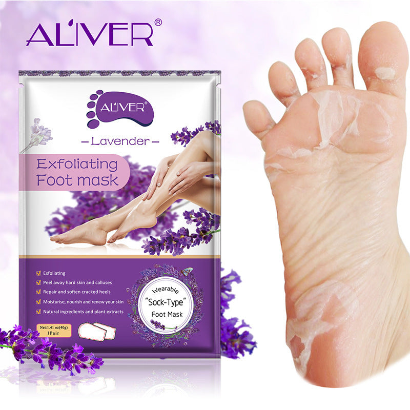 Spa Foot Mask – Exfoliating Peel by ALIVER