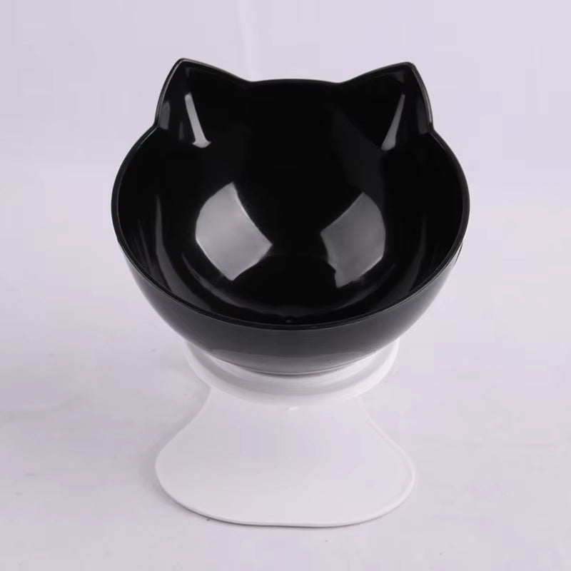 Non-Slip Double Cat Bowl Pet Water Food Feed Dog Bowls Pet Bowl with Inclination Stand Cats Feeder Feeding Bowl Kitten Supplies