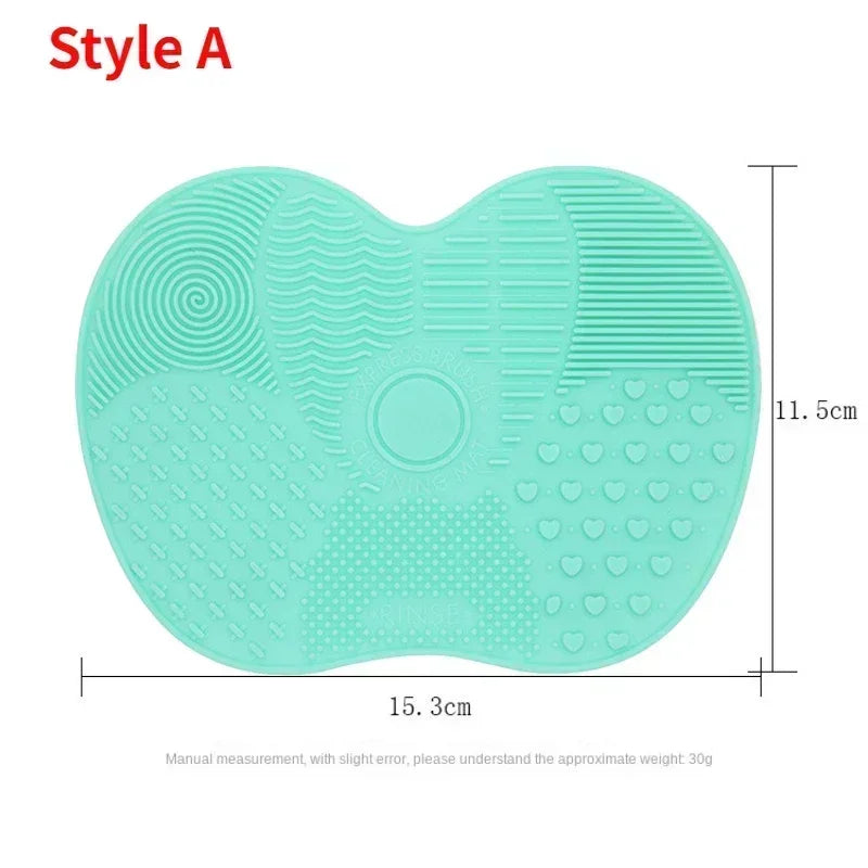 Makeup Brush Cleaner Pad Newest Silicone Brush Cleaner Cosmetic Make up Washing Brush Gel Cleaning Mat Foundation Scrubbe Board