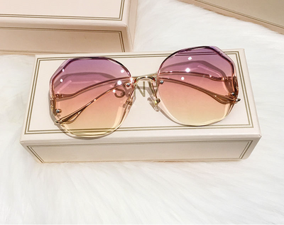 HB Ladies Fashion Gradient Borderless Sunglasses