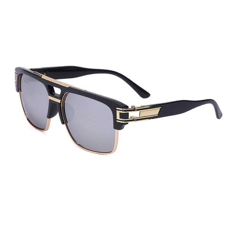 HB Men's Fashion Large Frame Retro Sunglasses