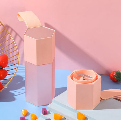 NEW! Mini Electric Juicer – Portable Hexagon Design
