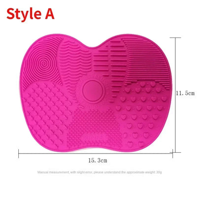 Makeup Brush Cleaner Pad Newest Silicone Brush Cleaner Cosmetic Make up Washing Brush Gel Cleaning Mat Foundation Scrubbe Board