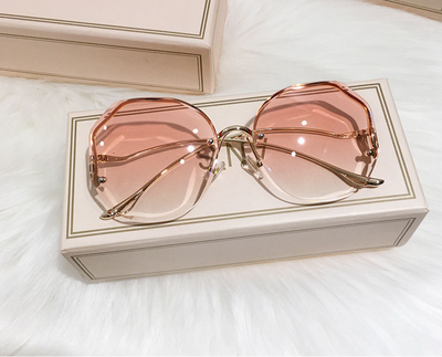 HB Ladies Fashion Gradient Borderless Sunglasses