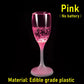 6Pcs LED Glowing Light up Cups Creative Goblet Glow in Water Cocktail Cup Wedding Party Decoration Christmas Atmosphere Cup