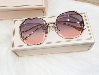 HB Ladies Fashion Gradient Borderless Sunglasses