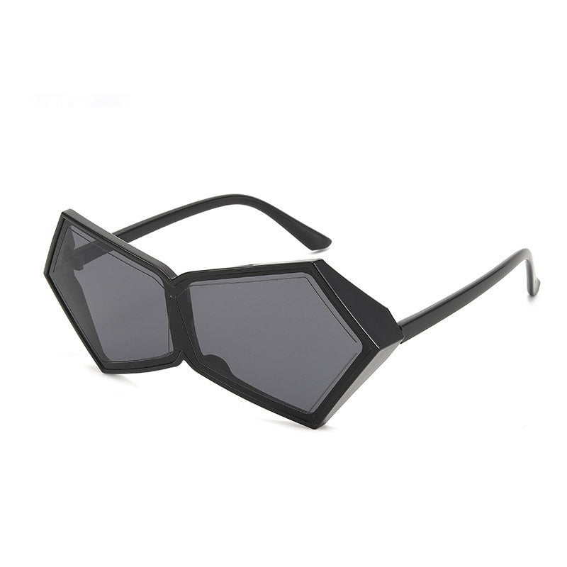 HB UV Protection Thick Polygon Frame Sunglasses