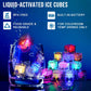 12 Pack Liquid-Activated Multi Color Led Ice Cubes 