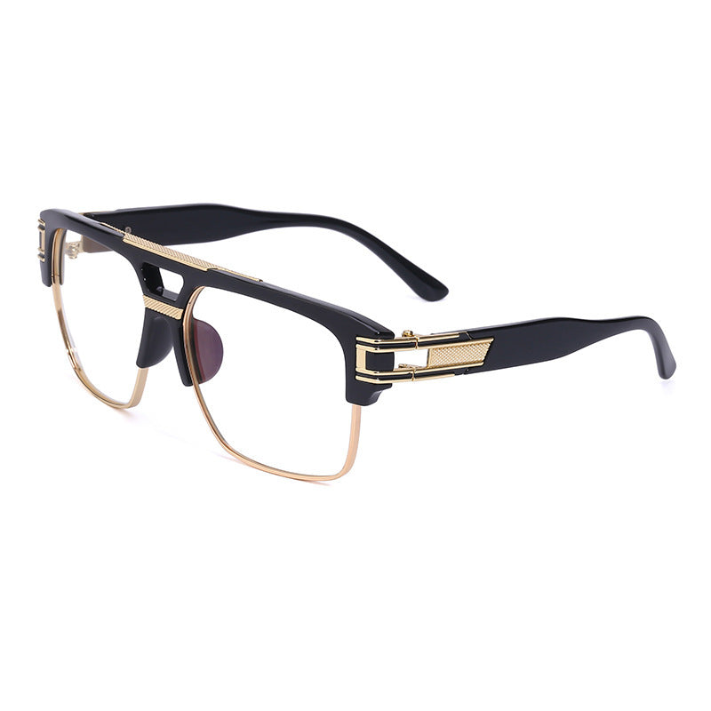 HB Men's Fashion Large Frame Retro Sunglasses