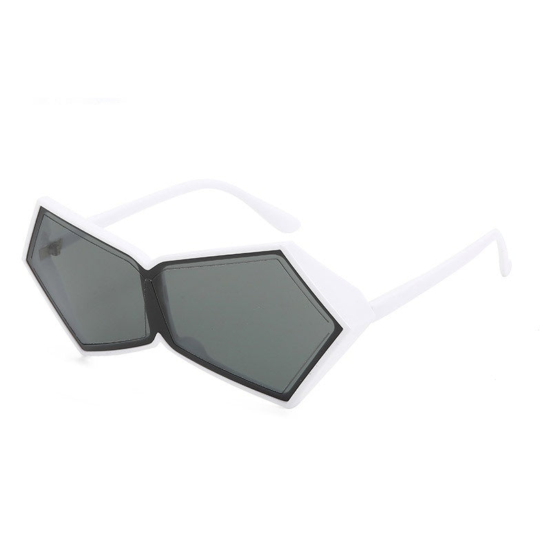 HB UV Protection Thick Polygon Frame Sunglasses