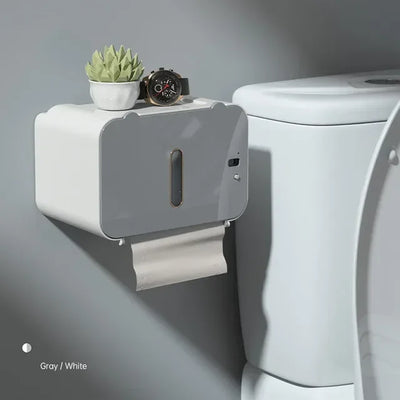 Portable Toilet Paper Holders Wall-Mounted Automatic Toilet Paper Dispenser Induction for Bathroom Accessories Tissue Rack
