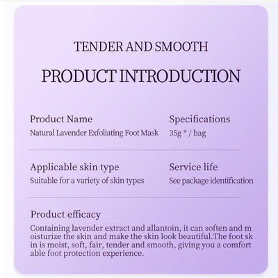 Foot Peel Mask 6 Pack,Foot Spa Foot Care for Women Peel Mask with Lavender for Men and Women Feet Peeling Mask Exfoliating, Callused Foot Mask Peel,Foot Mask for Dry Dead Skin,Remove Dead Skin