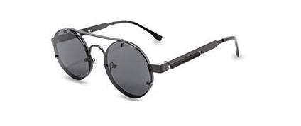 HB Oval Steampunk Fashion Sunglasses