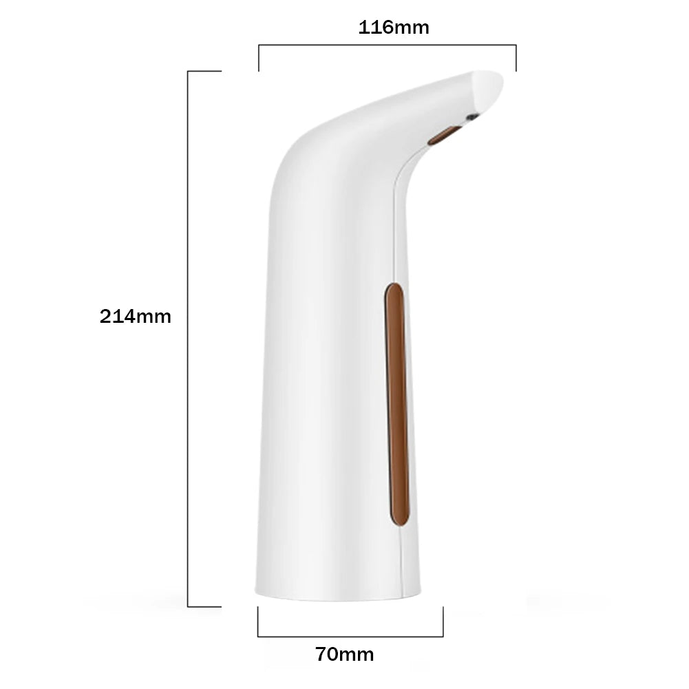 Automatic Soap Dispenser Battery Operated 400ML Hand Sanitizer Dispenser Touchless PX6 Waterproof for Kitchen Bathroom Washroom