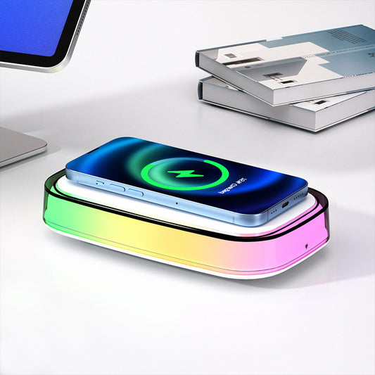 NEW! RGB Touch Control Light Mode Wireless Smart Phone Charger