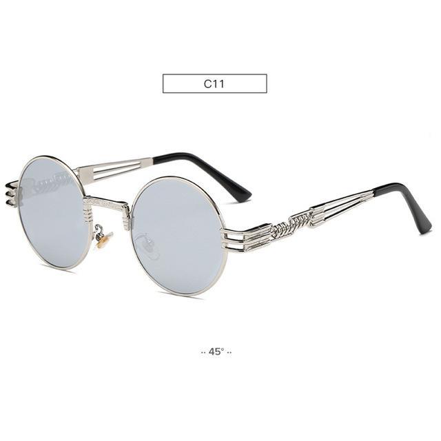 HB Retro Metal Oval Fashion Sunglasses