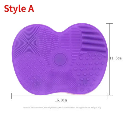 Makeup Brush Cleaner Pad Newest Silicone Brush Cleaner Cosmetic Make up Washing Brush Gel Cleaning Mat Foundation Scrubbe Board