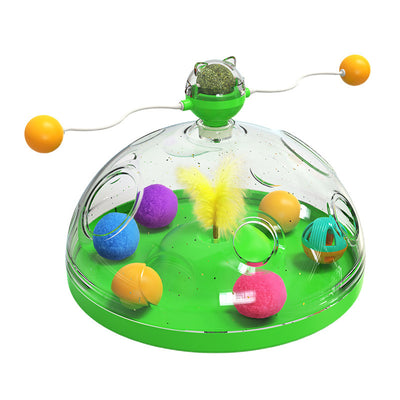 NEW! Interactive and Multifunctional Windmill Spinning Cat Toy