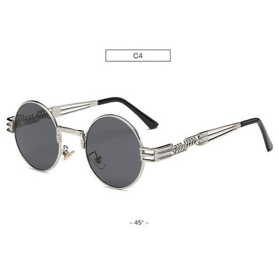 HB Retro Metal Oval Fashion Sunglasses